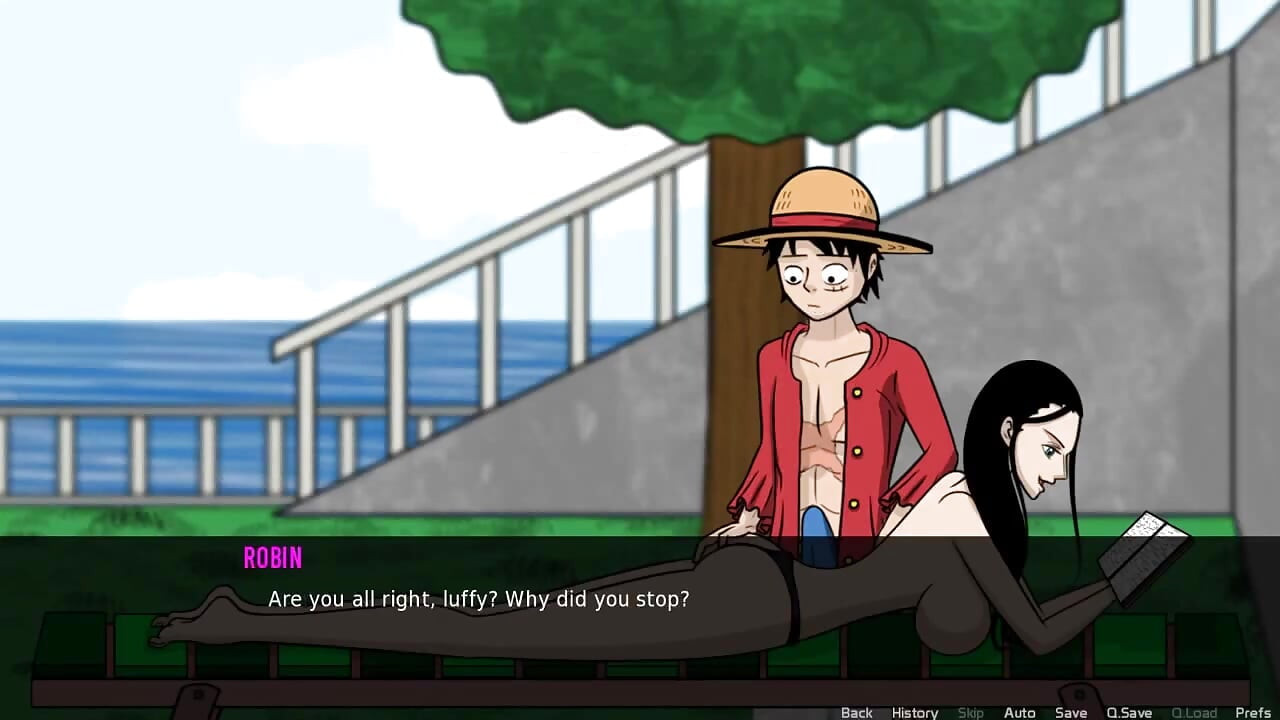 One Slice of Lust - One Piece - V1.6 Part 3 Nico Robin Naked Body Taking Sun by Loveskysanx