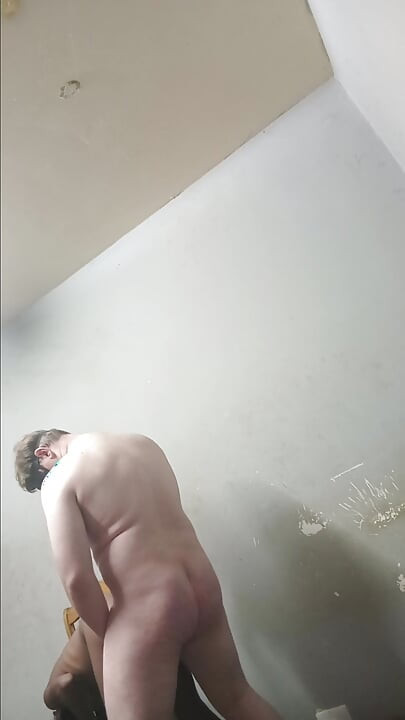 Step Daddy Fucks Black Step Daughter Standing Position Make Her Go on Her Knees Suck Cock and Fuck Her Doggystyle