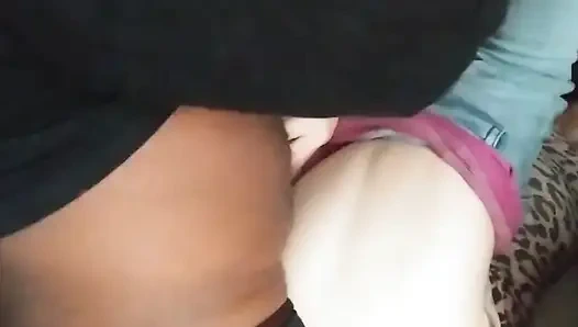 Interracial Quickie Creampie