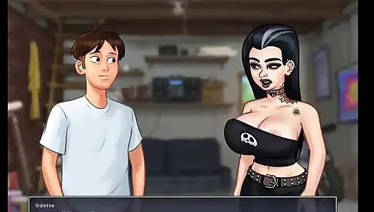 Kisah musim panas : teman sekamar barunya adalah tante seksi dengan toket besar ep 124