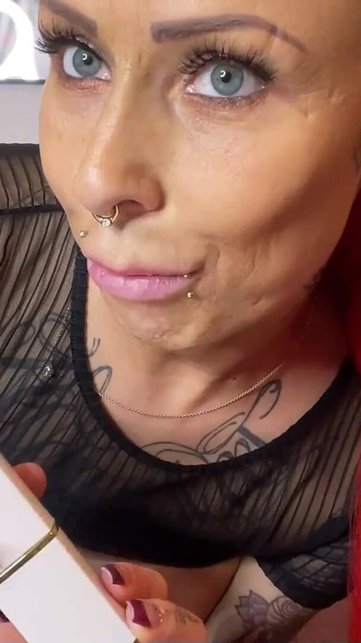 Iconic moment from "Intense Clit Vibrator Orgasm for German Girl Anni Angel with Dirty Talk"
