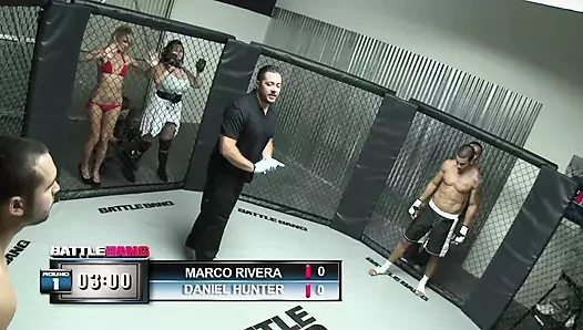 HOT GIRL BENDS OVER AS SHE GETS FUCKED FROM BEHIND BY A HUGE