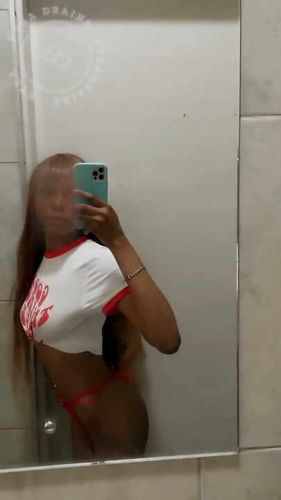 Hot Tease From Gorgeous African Petite