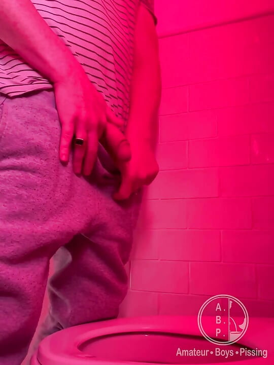 Amateur Sports Boy Caught Peeing