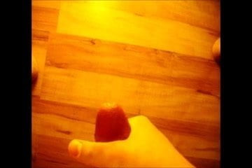 Masturbating and Cum on the Floor