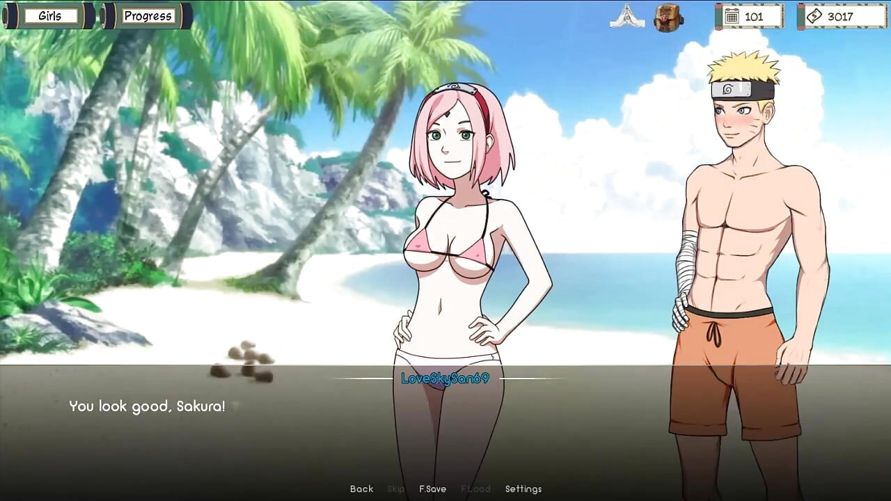 Naruto - Kunoichi Trainer v0.13 Part 42 Summertime by Loveskysan69