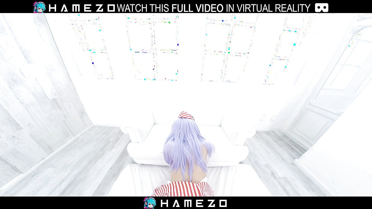 Cute Japanese girl named Asuka Suzumura in sexual action,in VR.