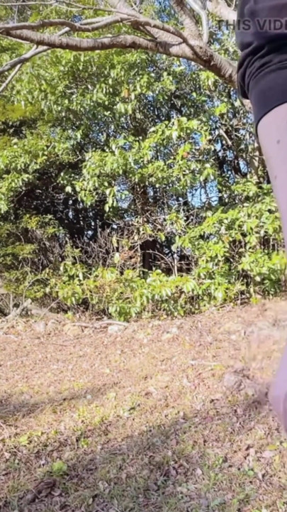 foreskin boy flashing in wood and pee | Clip 1