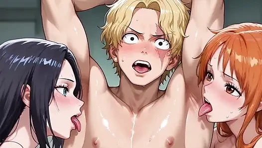 Sabo,nami,and Robin (ffm) Op
