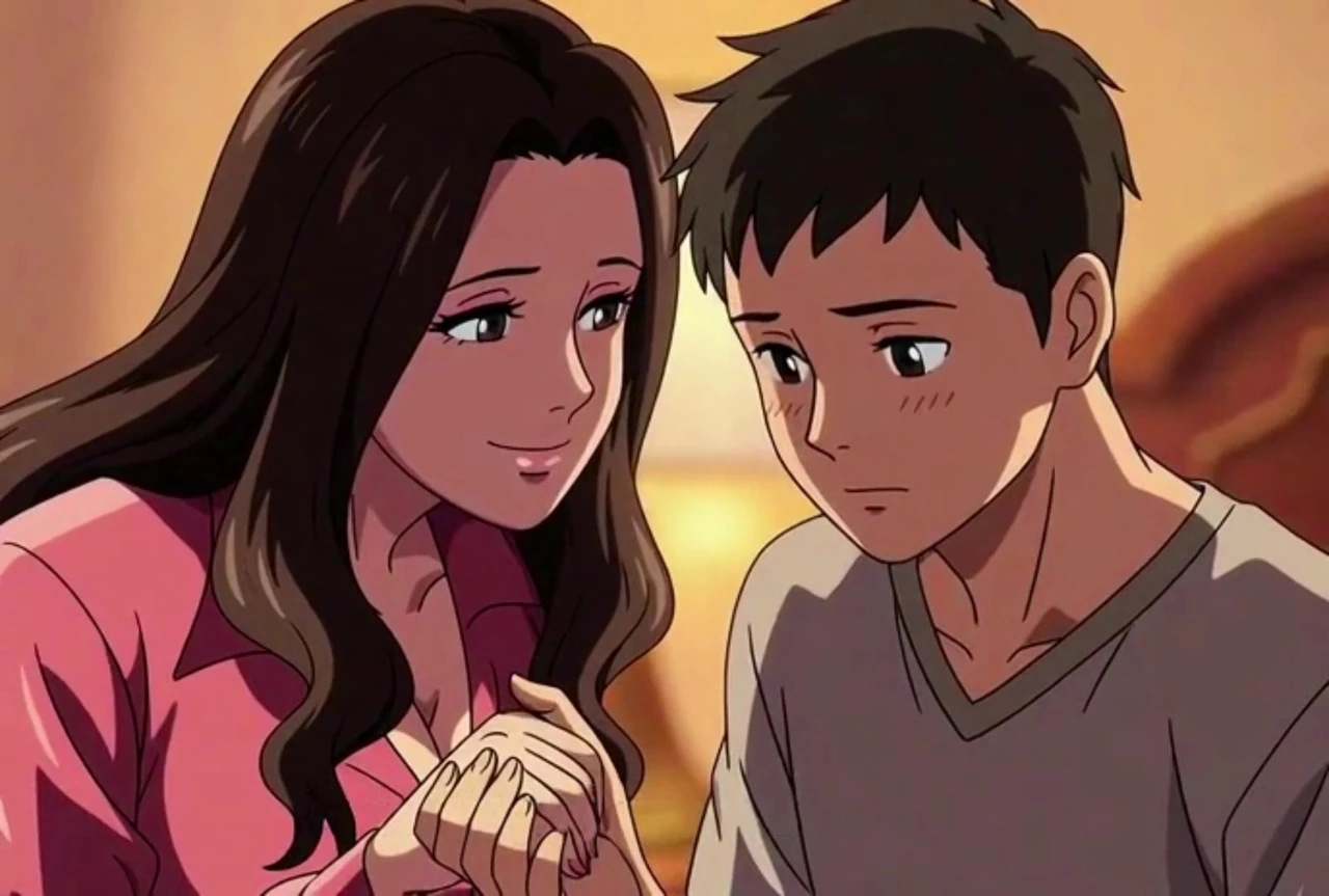 Stepmother teach inexperienced stepson how to fuck