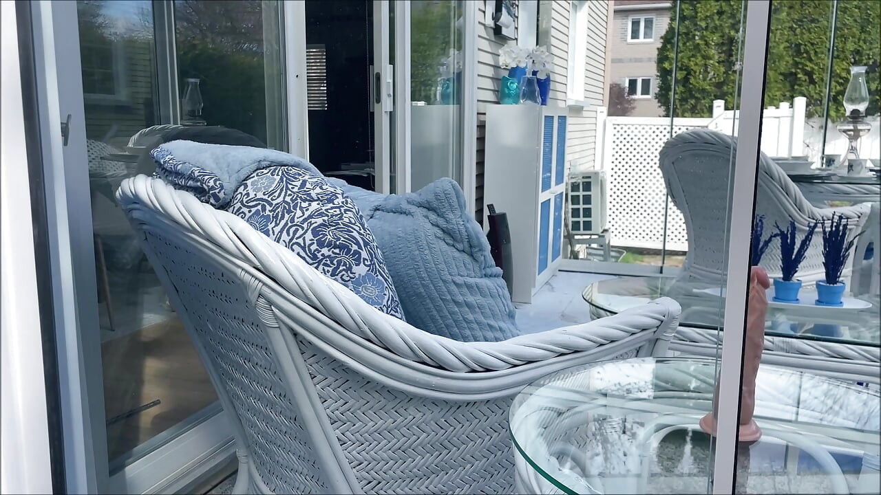 HUNK DADDY BEAR NAKED SUNBATHING IN THE VERANDA 3