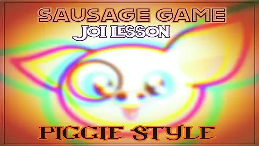 Wir lehren sie, wie man das wurstspiel piggie-stil spielt