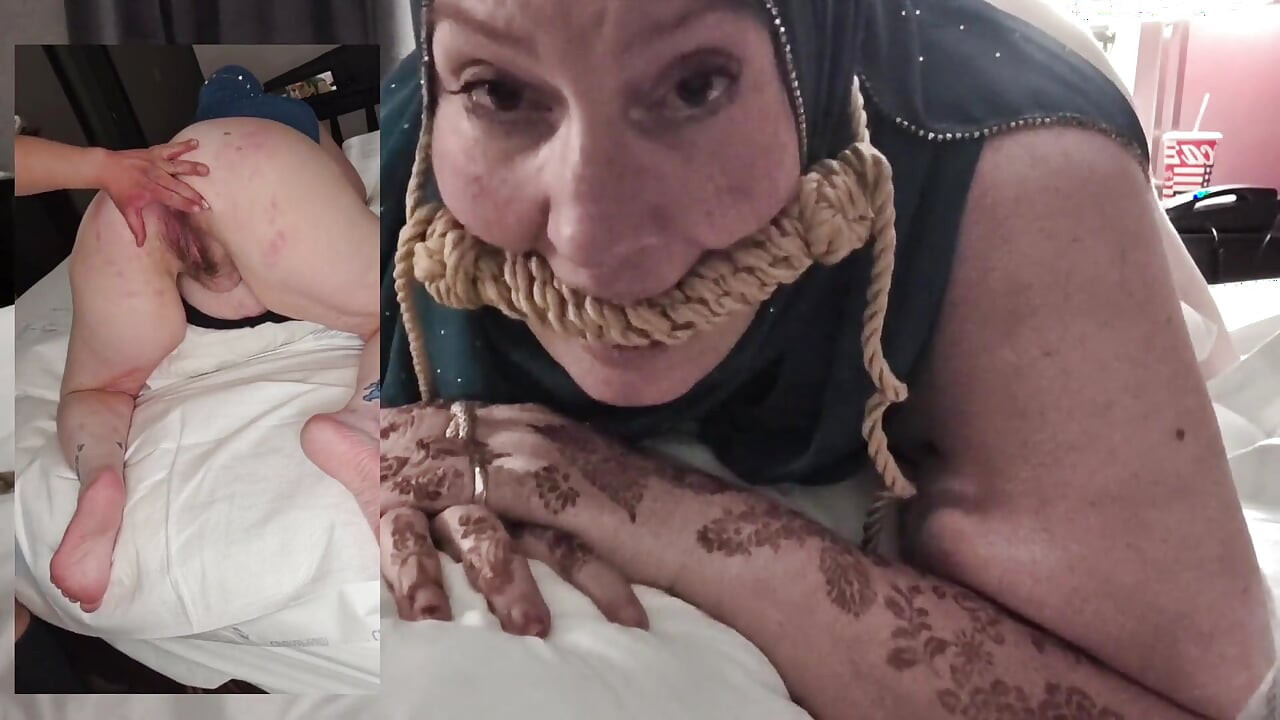 Hijabi cripple bum bdsm från båda vinklarna