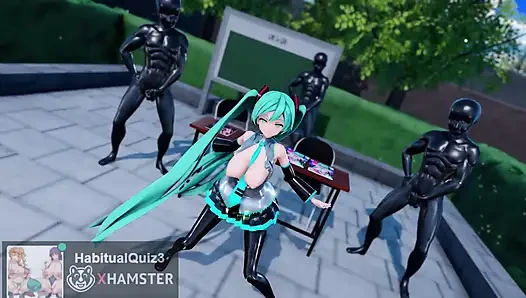 Mmd r18 hatsune miku pengen nyepong kontol besar sambil nyepong kontol