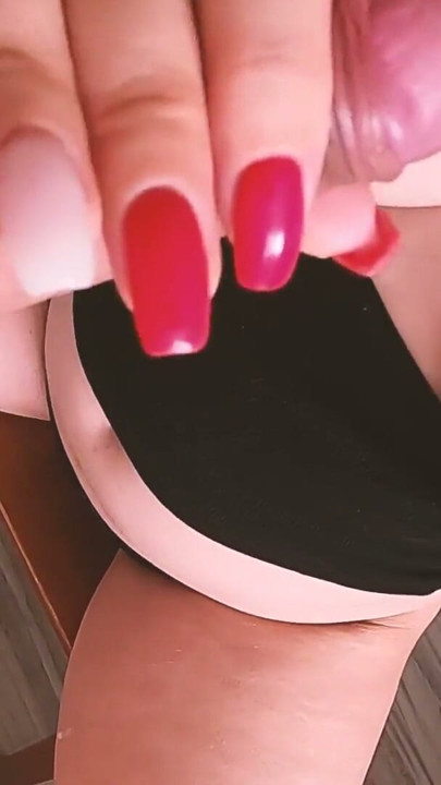 Play with sexy babe BIG NATURAL TITS! Reverse cowgirl, doggy and CUM ON TITS! Passionate sex. | Clip 1
