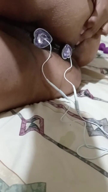 Powerful moment from "They torture the cow slut with electric shocks until orgasm"
