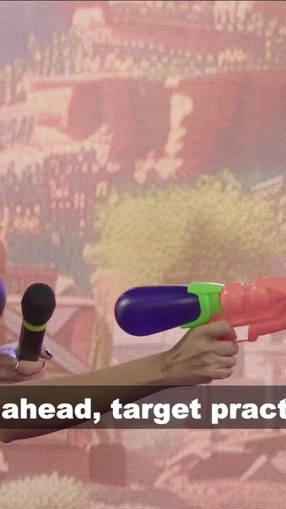 Epic moment from "How wet will they be?"