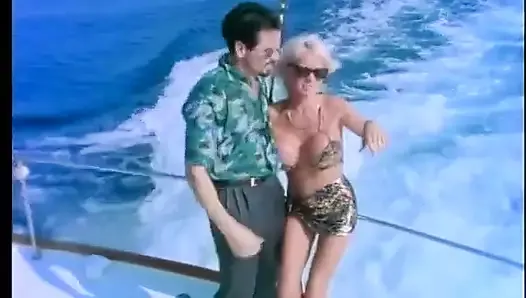 Amazing busty blonde MILF takes dick deeply inside during sailing regatta
