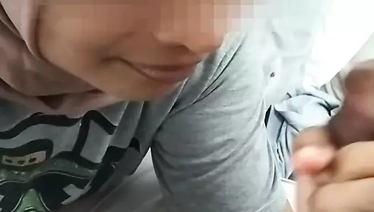 Sloppy Blowjob from My Hijab Step Sister Minokiiko