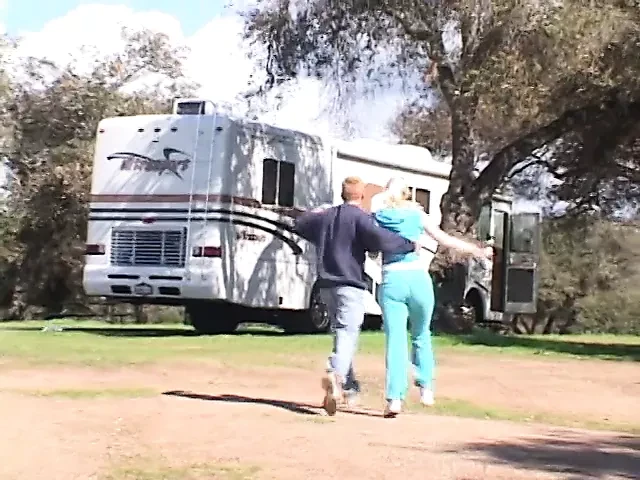 Randy babe sucks off a guy's pecker before getting fucked mouth cum filled