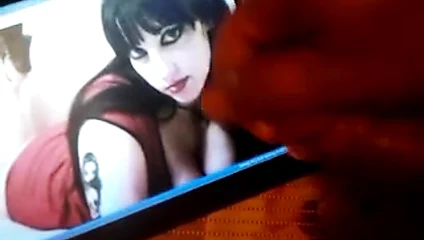 Tribute for the hot goth cumdoll