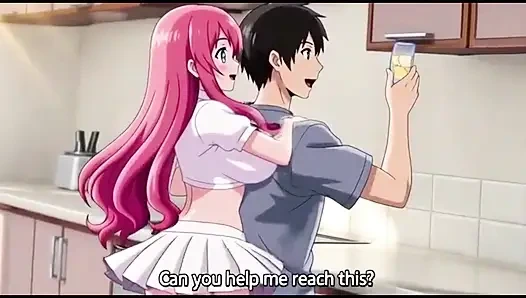 Stepbrother accedently pressed stepsister massive boobs