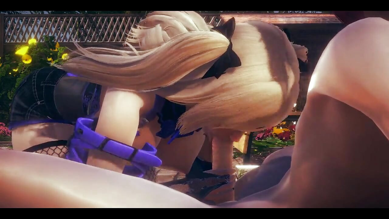 גנשין אימפקט הנטאי - POV פישל מציצה וגמירה על הפנים שלה - מנגה יפנית אסייתית אנימה משחק פורנו