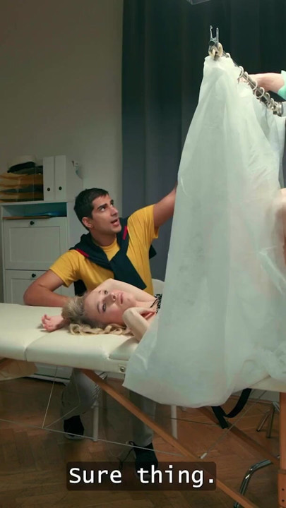 CUCK4K. Doctor touched and cured my little pussy | Clip 2