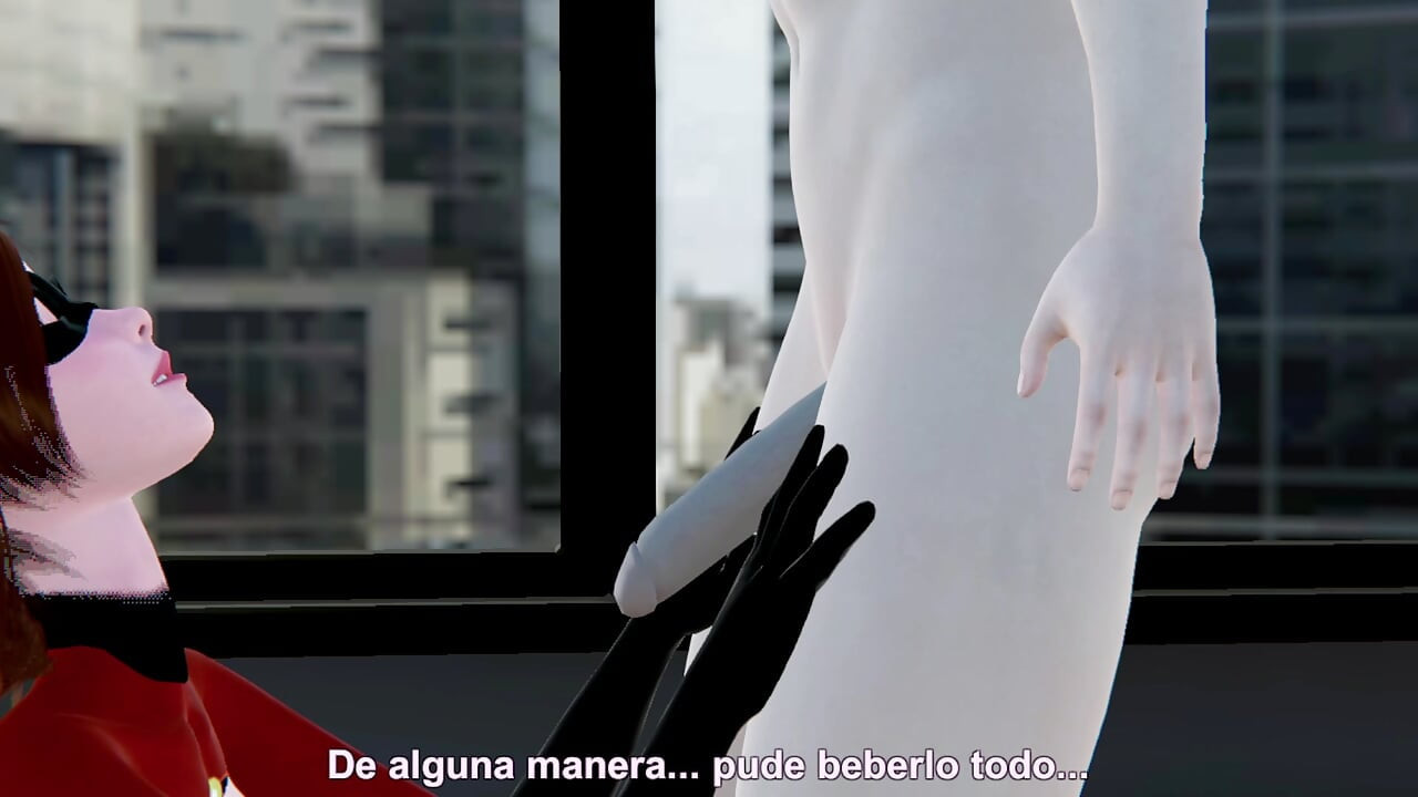 Elastigirl In My Office Wanting To Be Unfaithful - 3D Animation