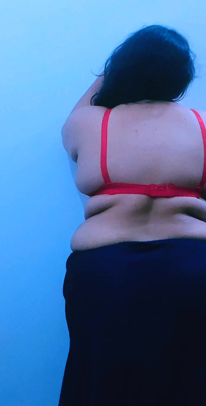 My friends Hot wife in Skart and bra.