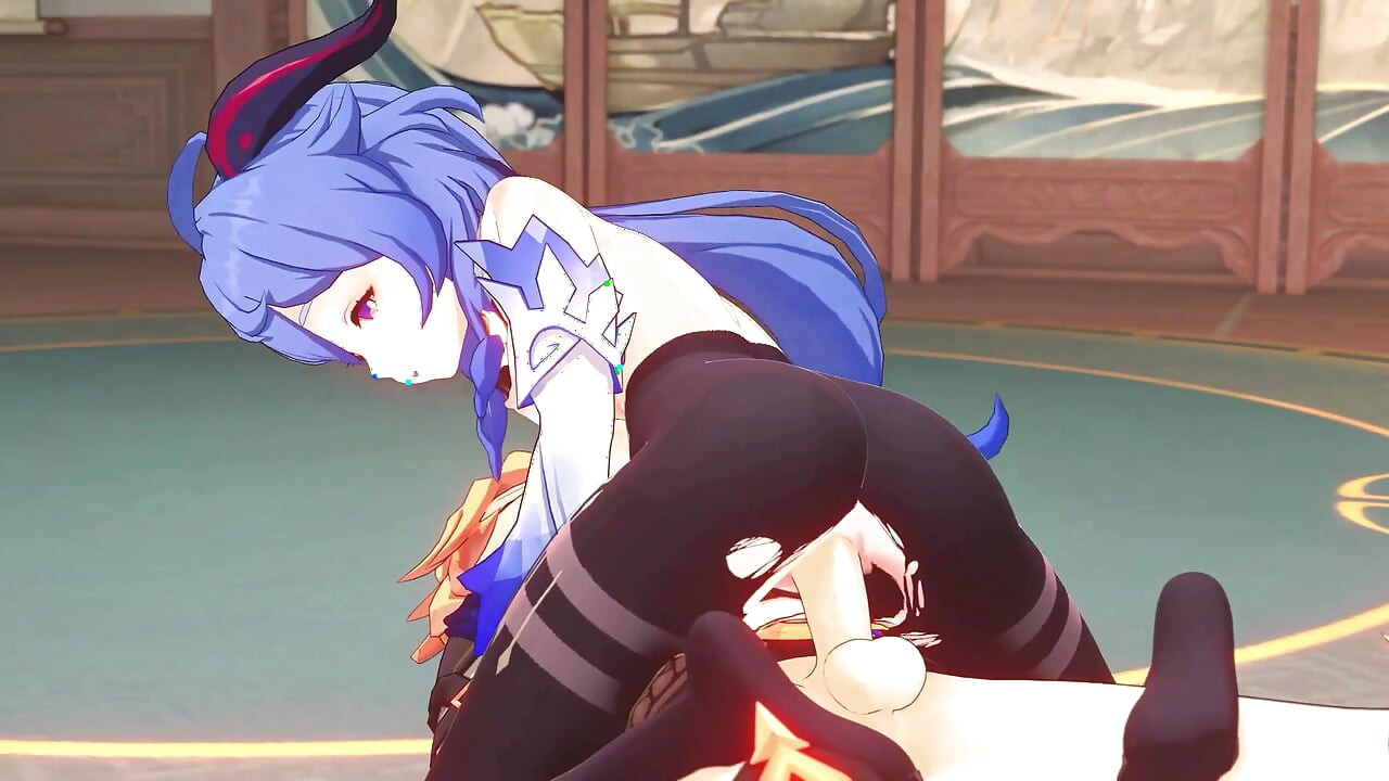 Genshin Impact - Ganyu and Aether Passionate Sex Scene - 3D Hentai Animation