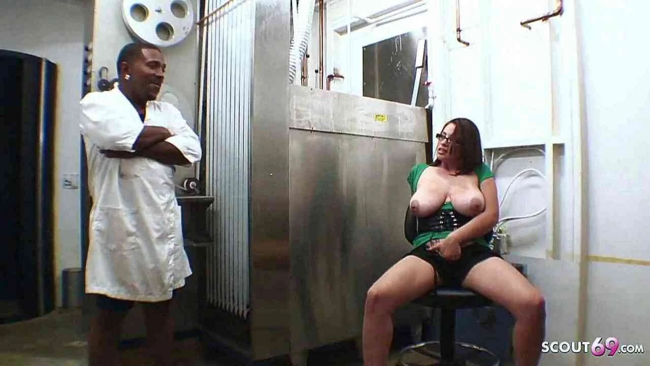 Big natural Boobs MILF Office Girl caught and Fucked by BBC