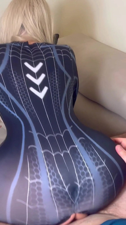 Busty Spider Girl Will Not Resist. She Wants Her Pussy Full of Cum. She Will Ride Hard Until Creampie