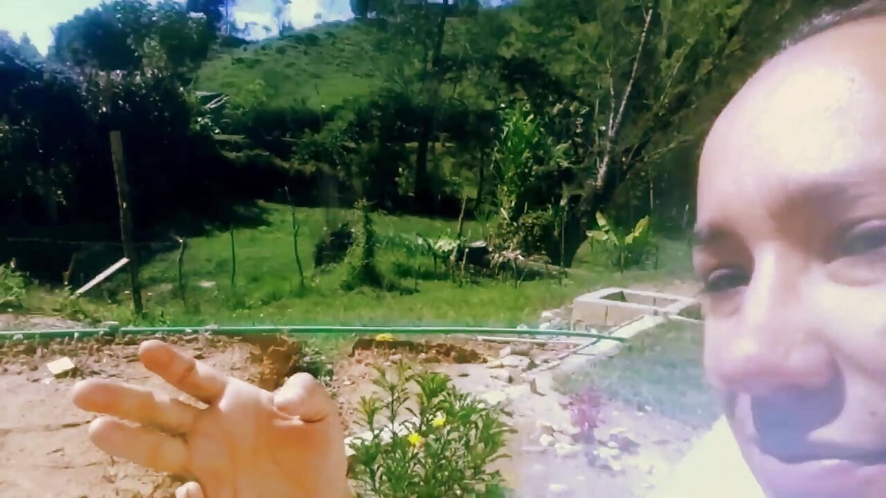 Britanny Has a Squirt in the Patio of Her House