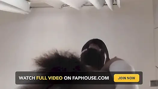 Blindfolded and Gagged MILF Gets Fucked in the Pussy and Mouth