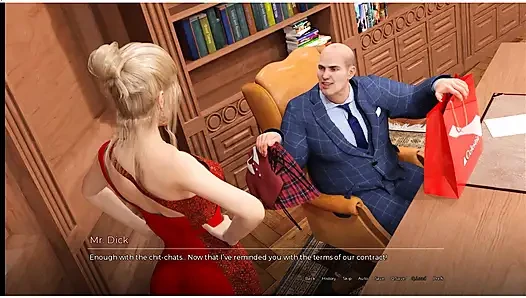 The Spellbook - gameplay - permainan peran - tante seksi nyepong kontol di bawah meja sama bosnya