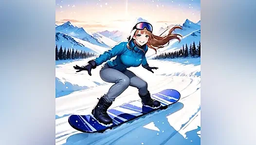 Açık havada göğüsler amcık gösterisi