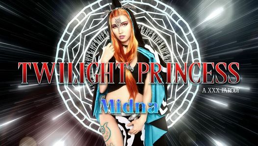 Рыжая Maya Woulfe в роли сумеречной принцессы Midna скачет на твоем большом члене - VR порно