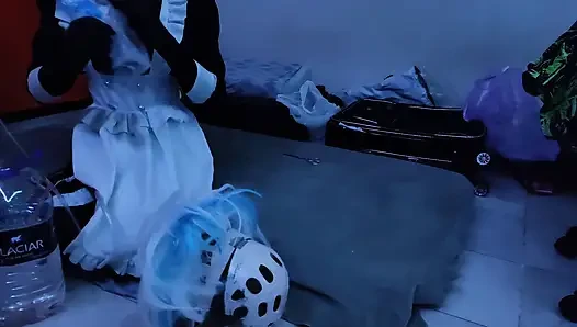 Kigurumi hizmetçi esareti ağır nefes oyunu
