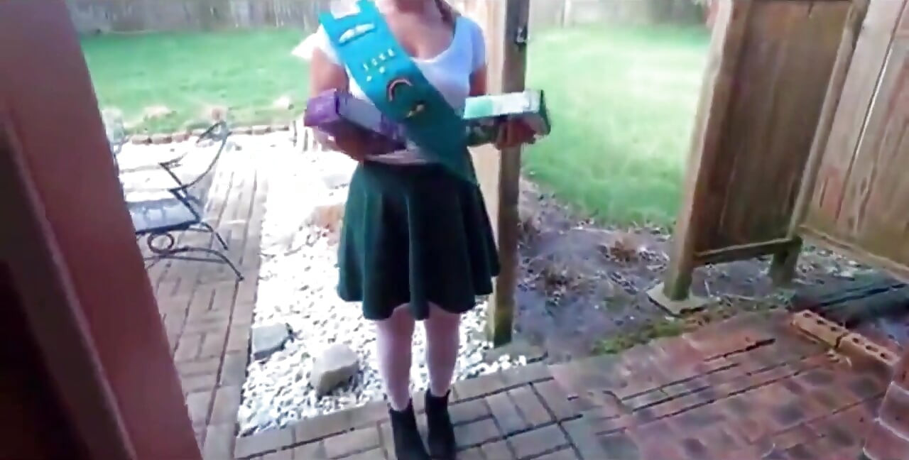 Role-playing Wife Becomes a Girl Scout for Her Neighbor Husband and Fucks Like a Teen
