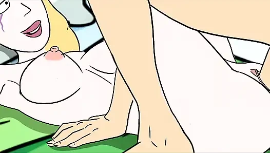 Futa tricia Lange pounds Beth Smith – Rick and Morty Crossover: Massiver schwanz-creampie in MILF!