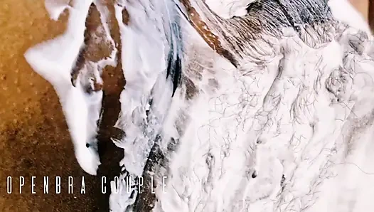 Shaving My Fat Pussy - Indian Wife Pussy Shaved Husband