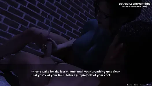 Cheating Wife MILF Gets Her Pussy Creampied in Public While Her Cuckold Husband Waits Her Home  a Stepmother's Love  Part 25