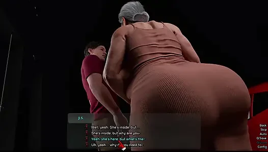 Godson remake 4 aku punya nenek seksi untuk merekam videonya menggoyangkan pantatnya