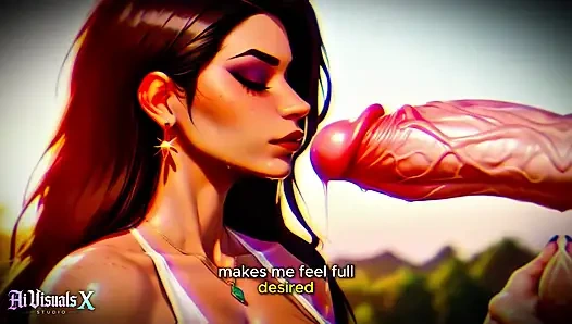 (4k) yapay zeka 3 boyutlu animasyonlu porno - latin baddie büyük beyaz yarağa tapıyor (ırklararası asmr) - yapay zeka görselleri x