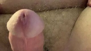Just stroking my cock for you