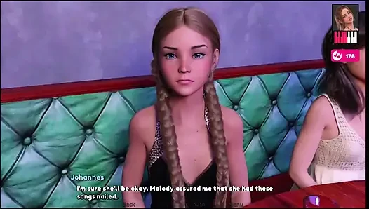 Melody # 27 - Melody gab johannes einen blowjob, nachdem sie ihm ihr sexy Outfit gezeigt hatte.