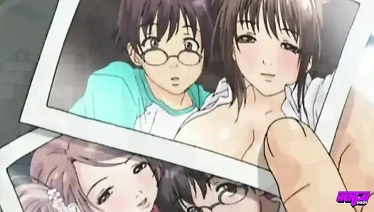 Hentai pros - wanita cantik semok menyelesaikan perasaan mereka dengan berbagi threesome liar dengan tetangga mereka yang keras