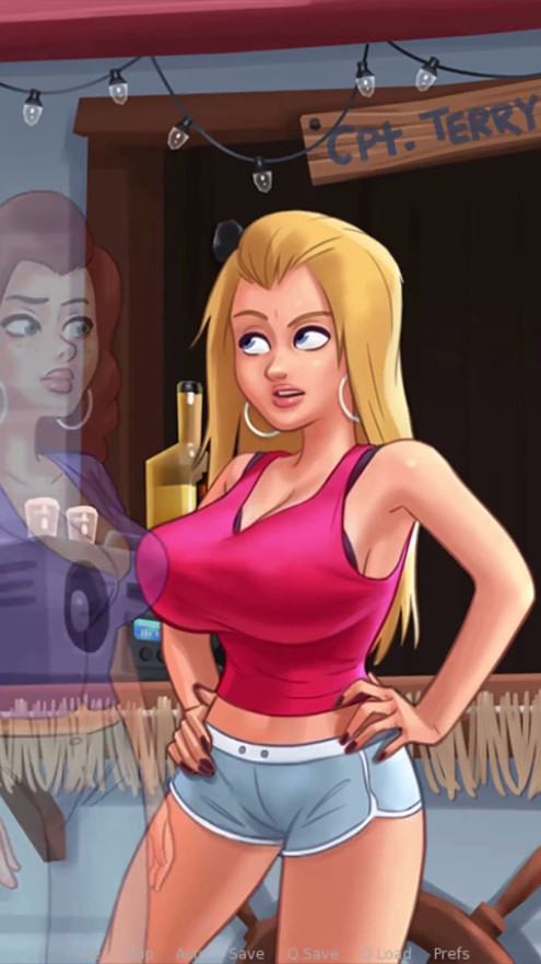 Summertime Saga: Mia got her tattoo, I've helped Roxy get her ID and saw them boobies