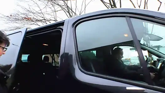 Milf fucking milf fingering in the car